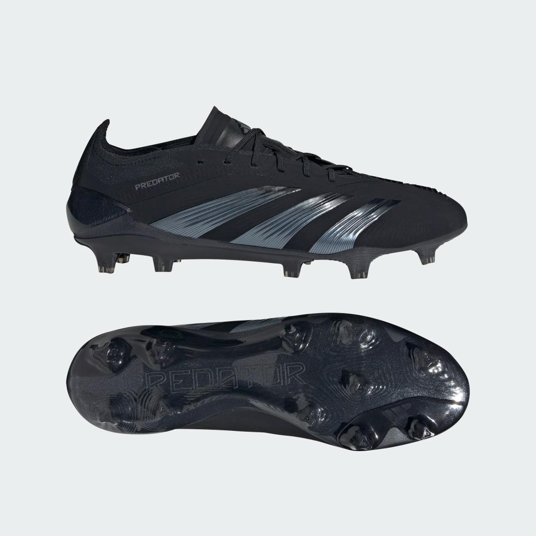 adidas Predator 24 Elite Low Firm Ground Cleats Core Black 5 Unisex