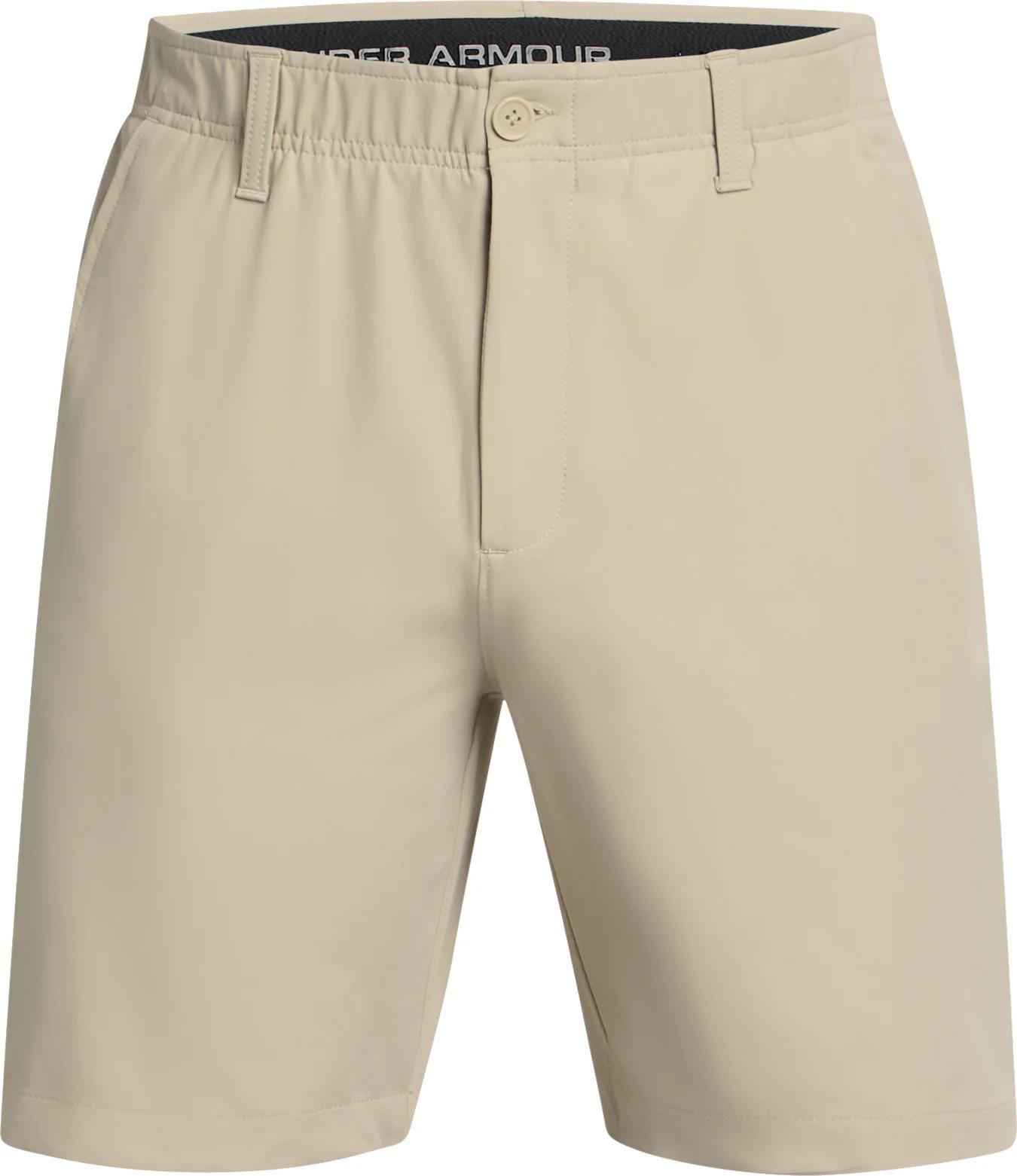 Under Armour UA Drive 8 Inch Men's Golf Shorts - Khaki, Size: 36