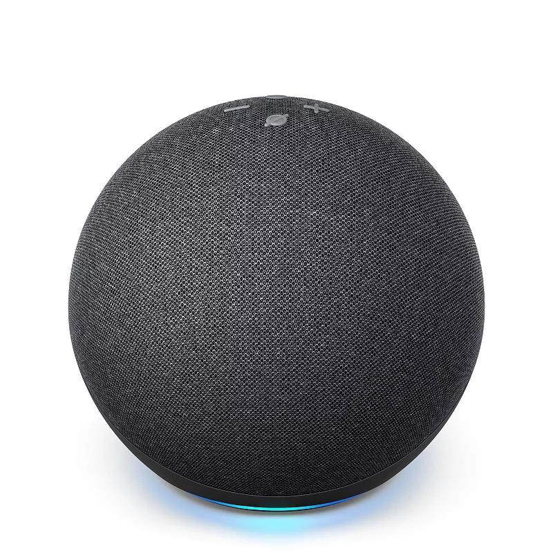Amazon All-new Echo (4th Gen) with Premium Sound, Smart Home Hub & Alexa, Grey