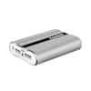 12000mAh Portable Charger Power Bank in Silver with Dual USB Ports 3.1A Output Ultra-Compact External Battery Pack