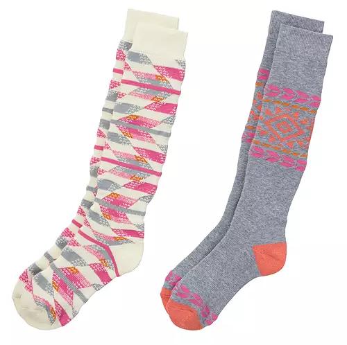 Alpine Design Women's Snow Sport Socks – 2 pack