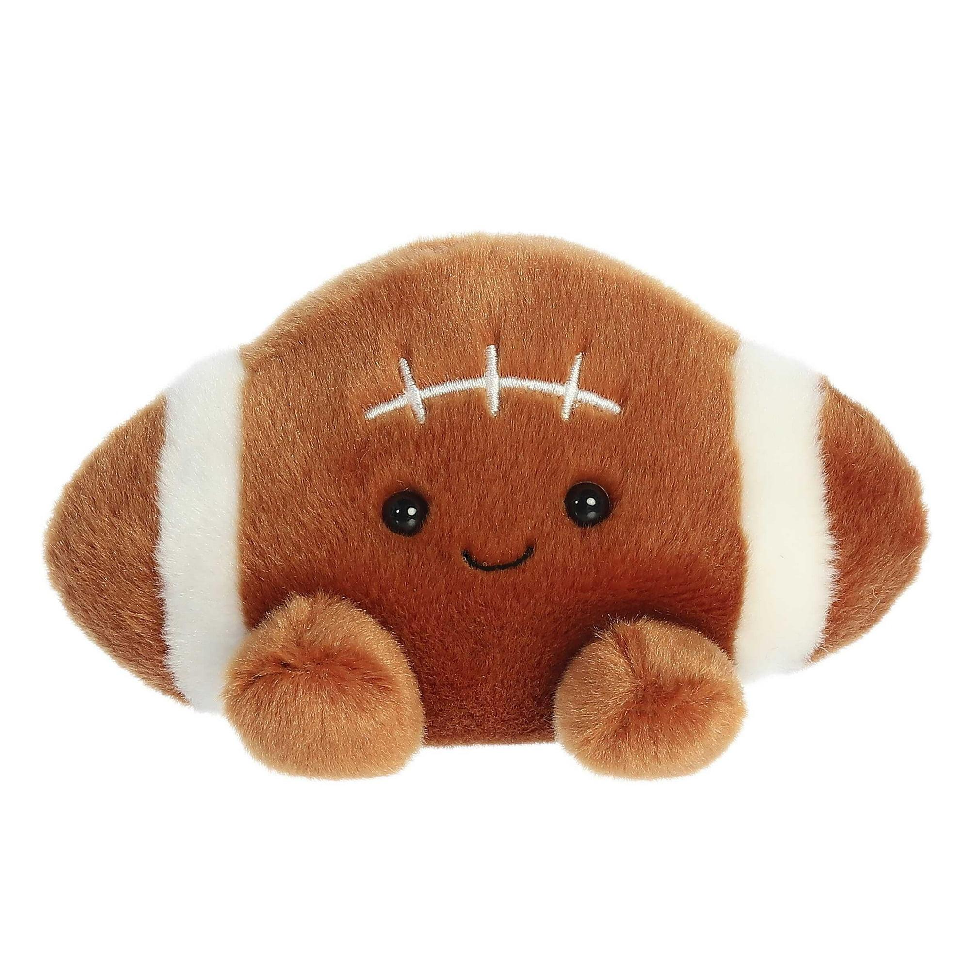 Aurora - Mini Brown Palm Pals - 5" Tackle Football - Adorable Stuffed Animal