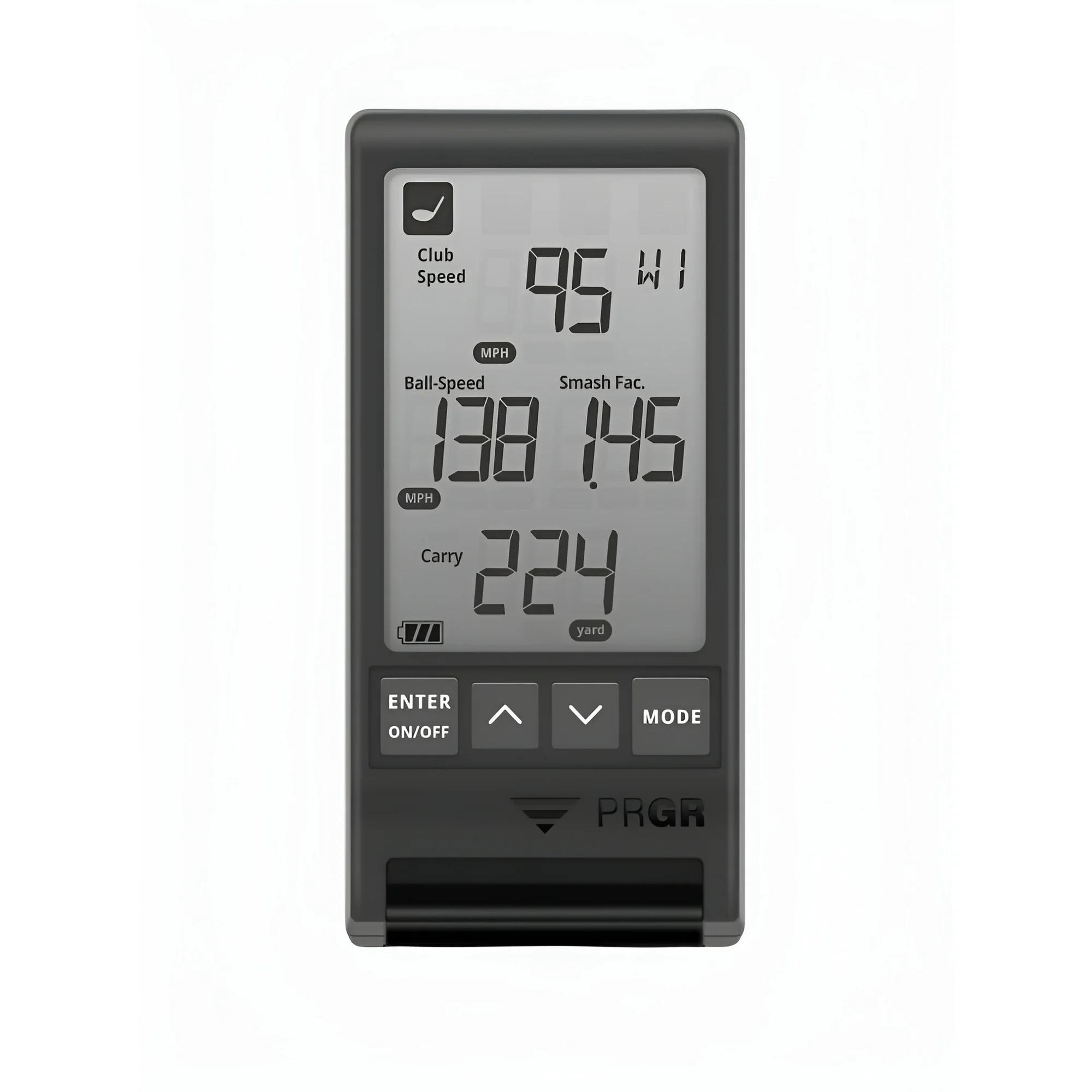 PRGR Black Pocket Golf Launch Monitor HS-130A (2021 Model)