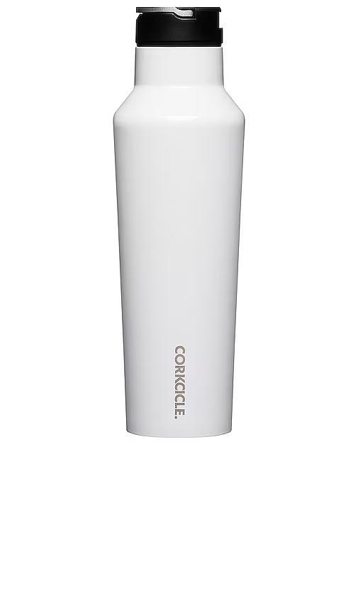 Corkcicle Sport Canteen 20 oz in White.