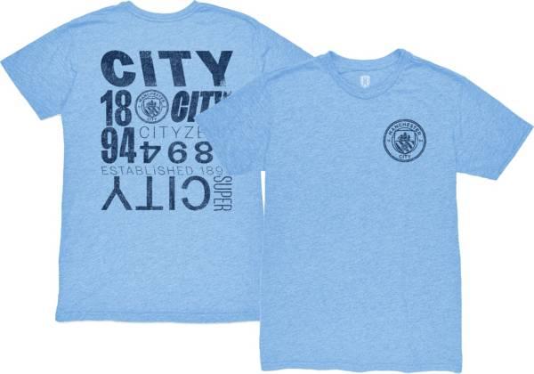 1863 FC Manchester City 2023 Vintage Light Blue T-Shirt